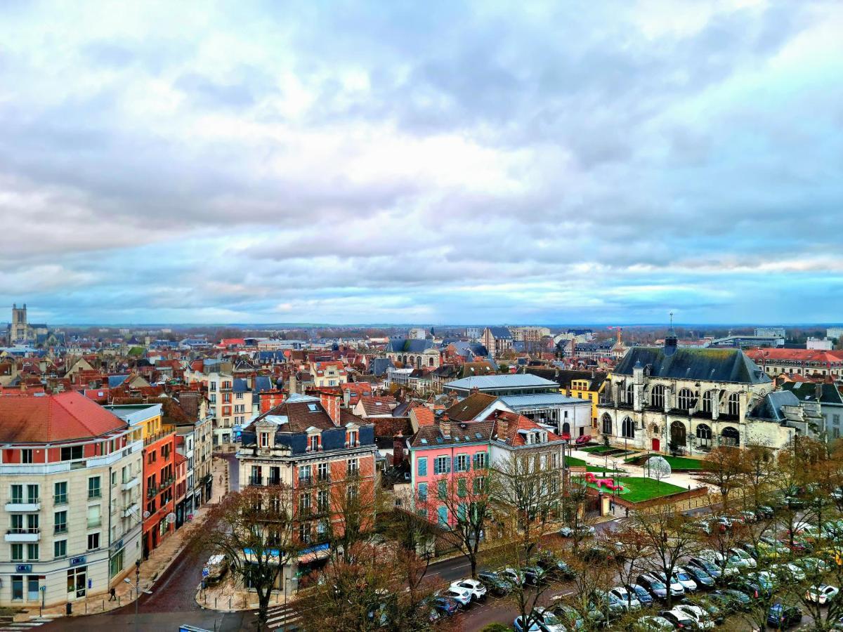 Le Perchoir, High-End & Panoramic View Leilighet Troyes Eksteriør bilde